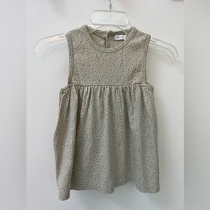 Jamie Kay cotton floral dress 4T, light green